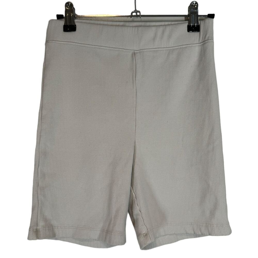 Skin Organics Cream‎ Ribbed Bike Shorts 1 / Small